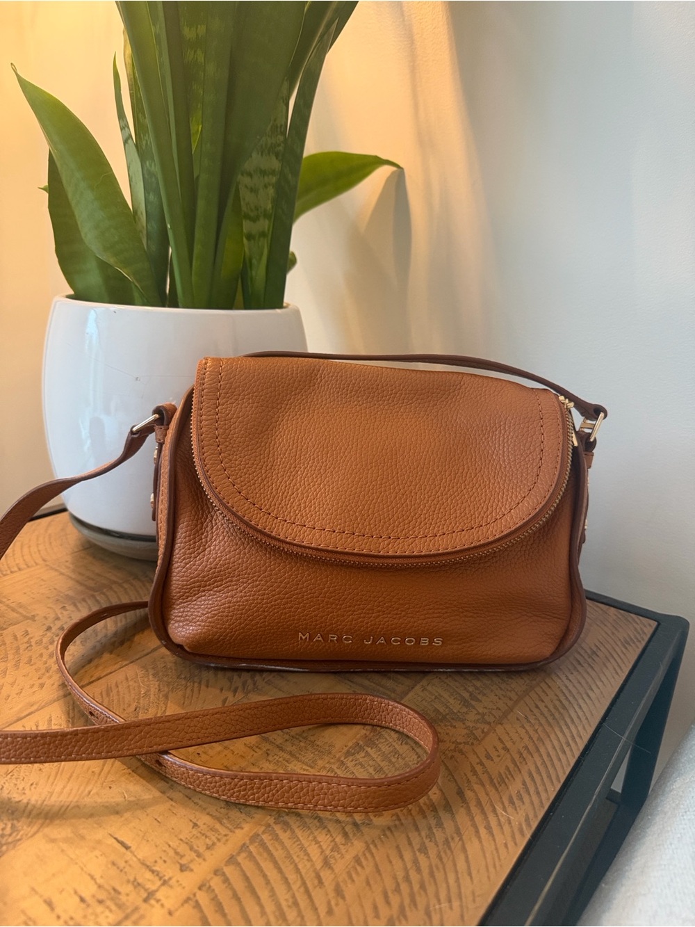 Marc Jacobs The Groove Leather Mini Messenger Bag Dragon Fire